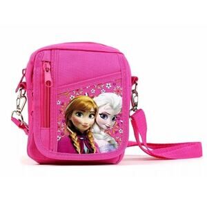 Disney Frozen Girl's Pink Mini Dual Purpose Fanny Pack Crossbody Bag